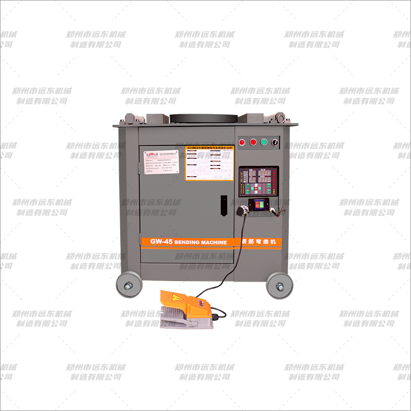 GW45型數(shù)控鋼筋彎曲機(jī)(圖1) GW45型數(shù)控鋼筋彎曲機(jī)(圖1)